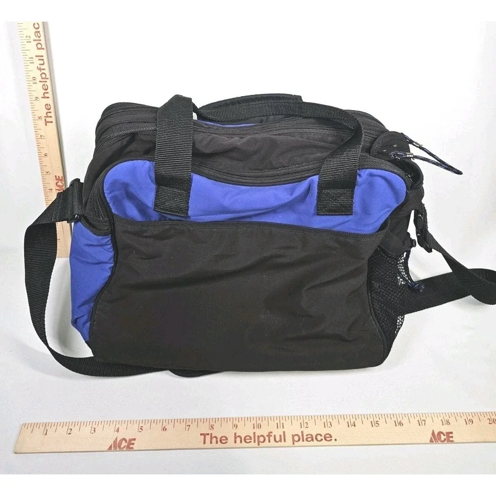 Vintage Eddie Bauer Canvas Duffle Bag‎  Weekender Gym Carry On Messenger Camera